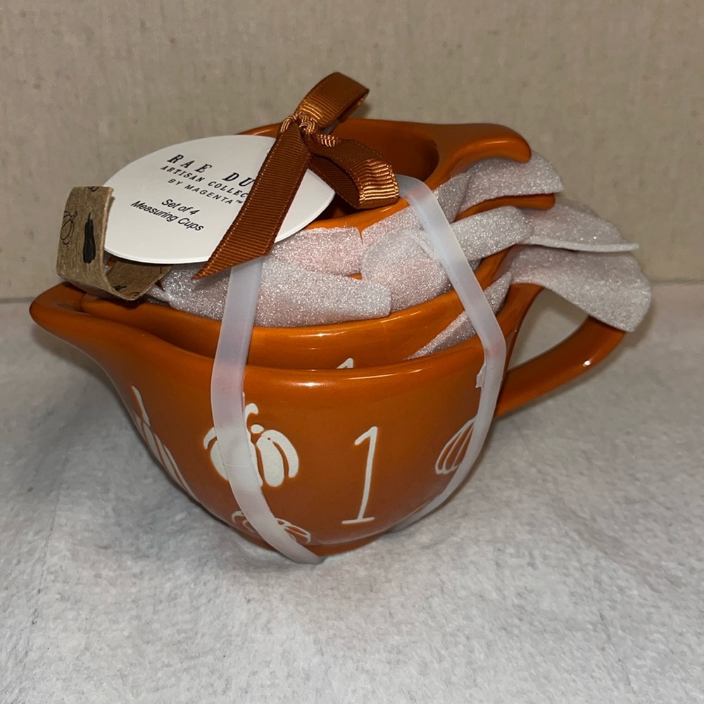 Rae Dunn pumpkin measuring cups